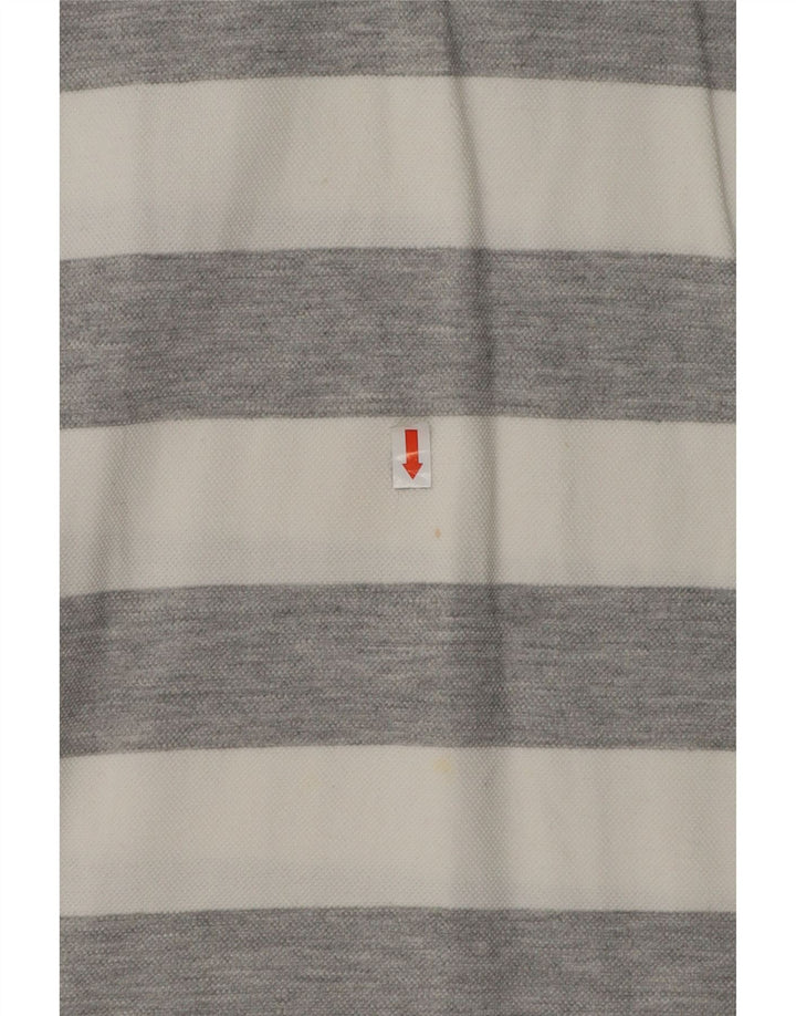 Męska koszulka polo do rugby ELLESSE w średnie szare paski