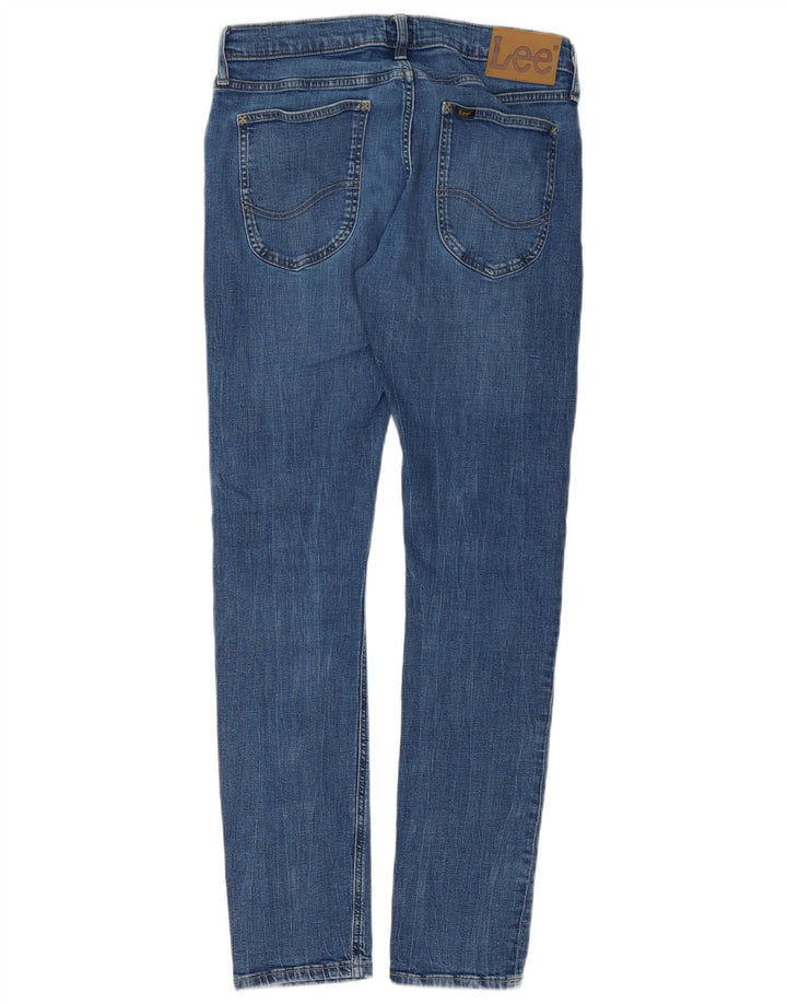 Lee Męskie Luke Slim Jeans W31 L30 Niebieskie bawełniane