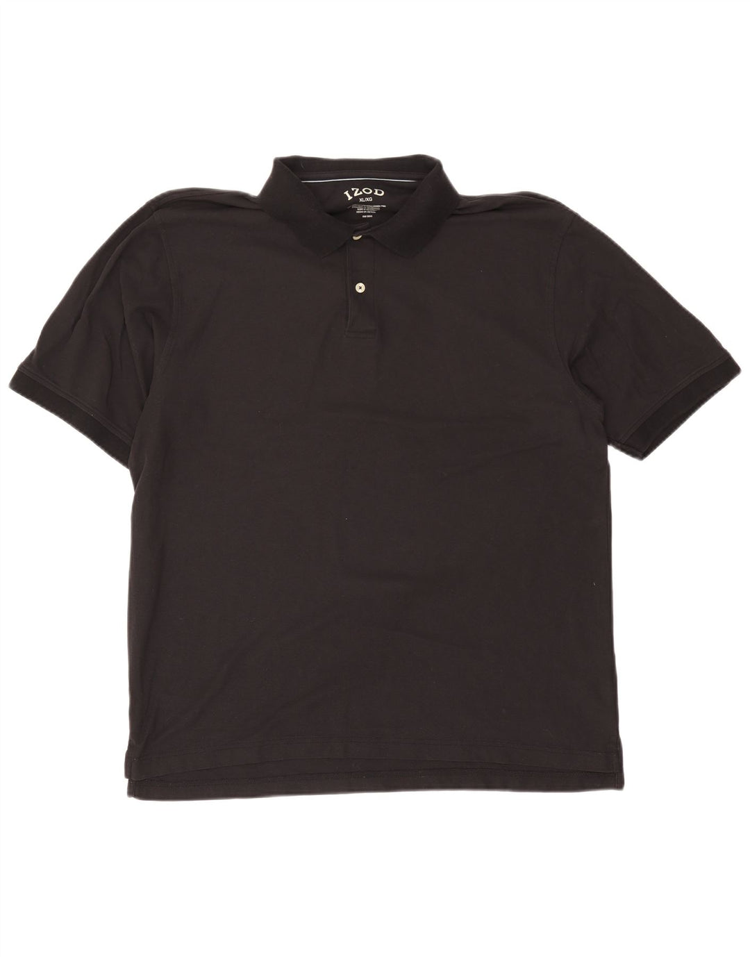 Męska koszulka polo XL Izod, czarna, bawełniana