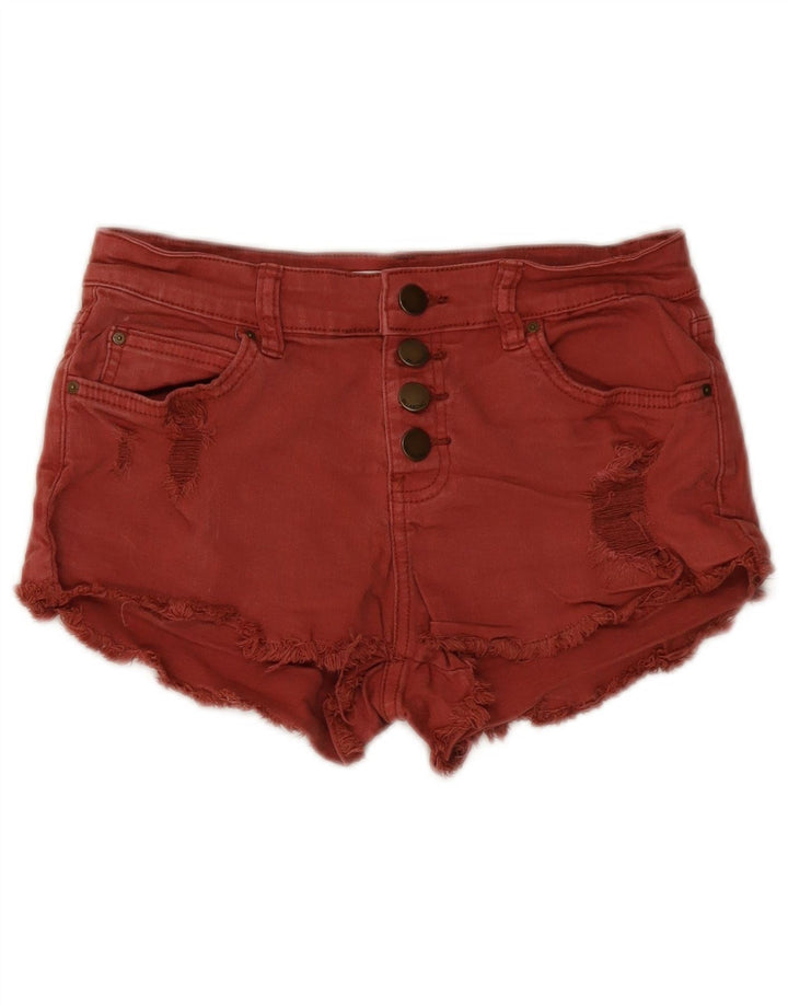 Damskie spodenki jeansowe Billabong w trudnej sytuacji W26 Małe czerwone bawełniane