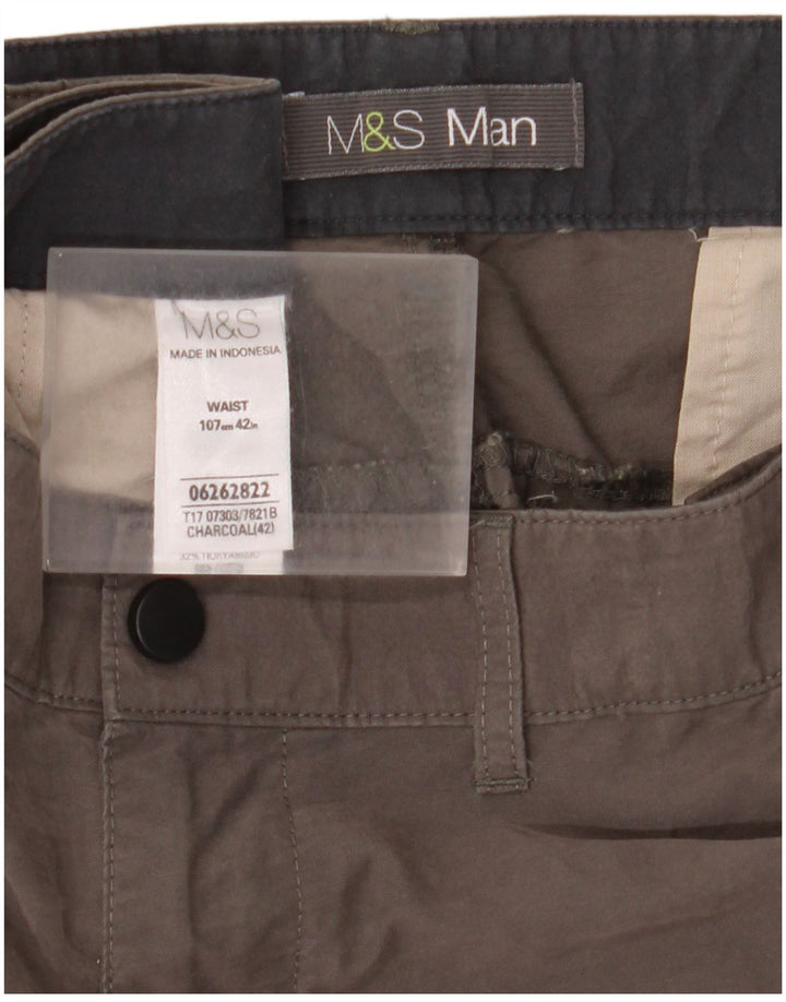 Męskie spodenki cargo Marks & Spencer W42 2XL Szara bawełna