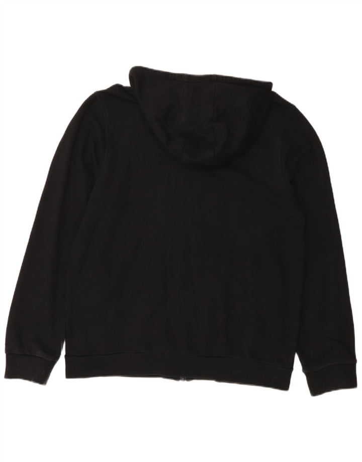 Lacoste Męski sweter z kapturem i zamkiem, rozmiar 5, duży, czarny, bawełniany