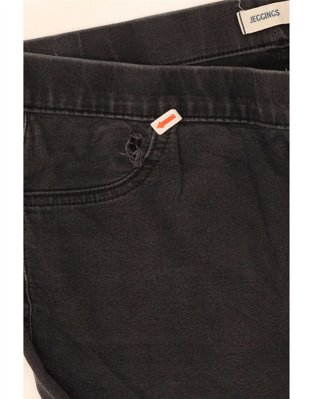 Marks & Spencer Damskie jeansy Jegging UK 14 Medium W30 L29 Czarna bawełna