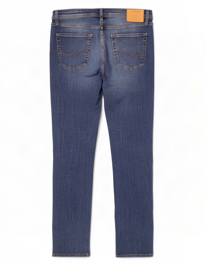 Męskie jeansy typu slim Jack & Jones W34 L36 Niebieskie bawełniane