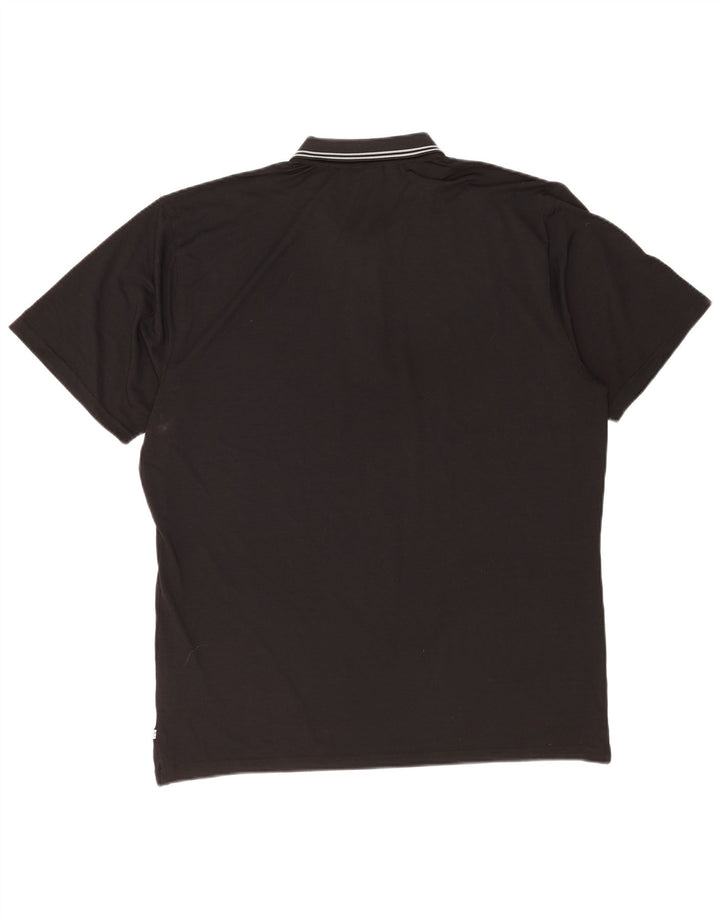 Męska koszulka polo Calvin Klein 2XL, poliester w czarne paski