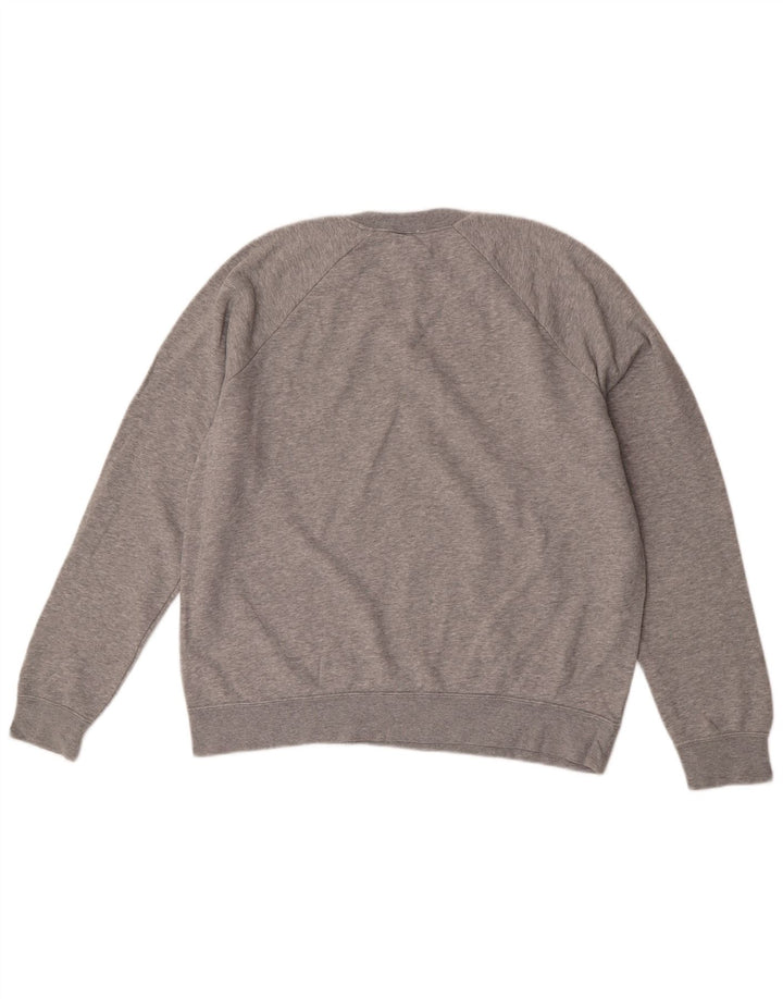 Męska bluza dresowa Nike, duża, szara, nakrapiana bawełna