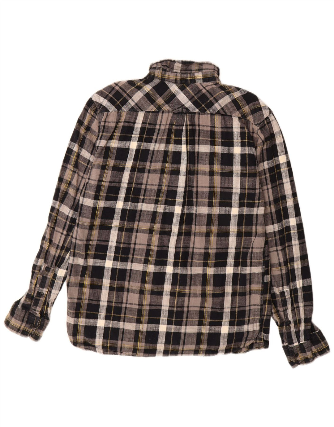 Męska koszula flanelowa Levi's, bawełniana w szarą kratę