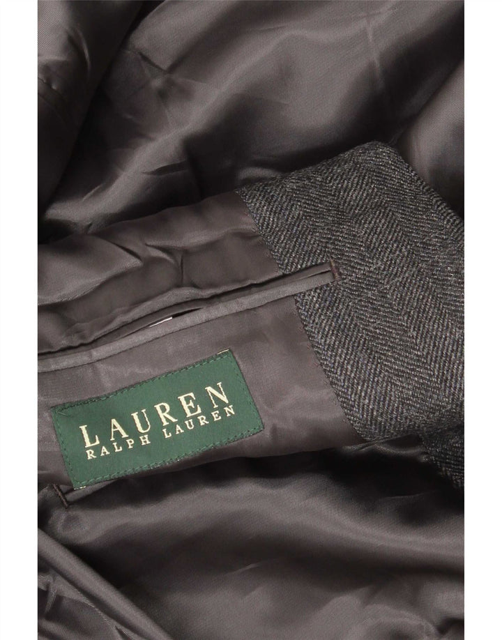 Męska marynarka Ralph Lauren o regularnym kroju UK 48 3XL Szara jodełka