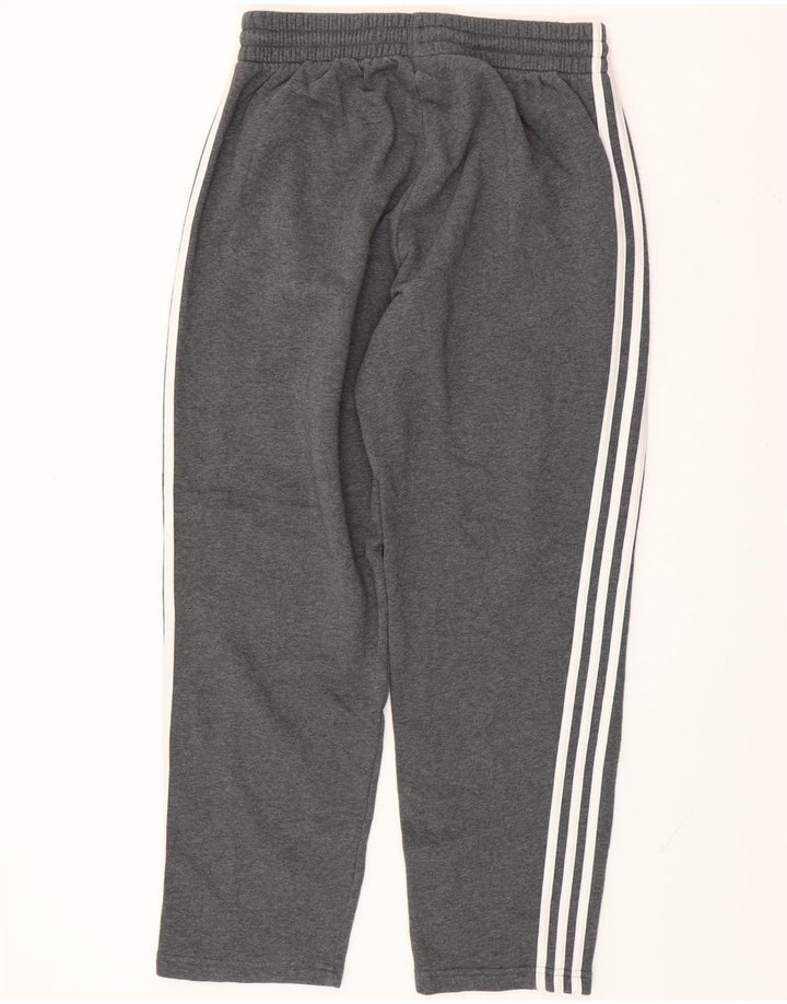 Męskie spodnie dresowe ADIDAS, średnioszare, bawełniane