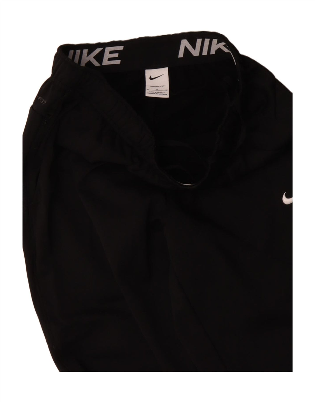 Męskie spodnie dresowe Nike Therma-Fit Joggers, średni czarny poliester