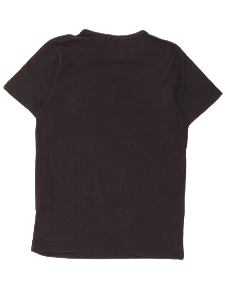 T-shirt męski Jack & Jones, średni czarny, bawełniany