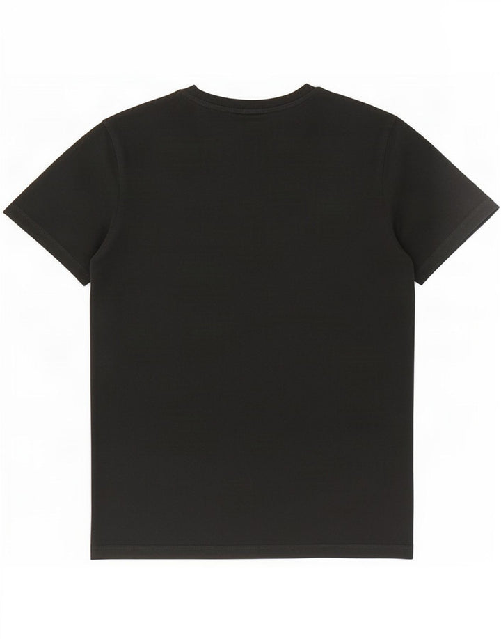 Męski T-shirt z grafiką Jack & Jones, średni czarny, bawełniany