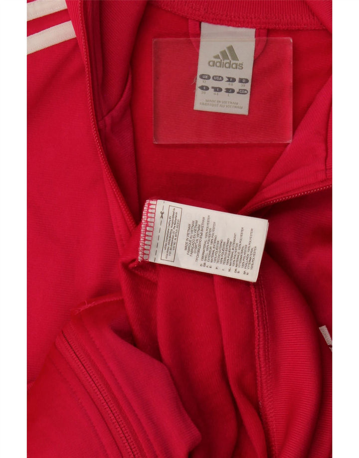 Damska bluza dresowa Adidas UK 12 Średni różowy poliester