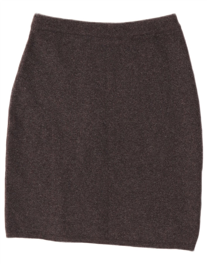 Vintage damska dzianinowa spódnica ołówkowa W26 Small Grey