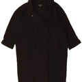 Topshop damski płaszcz oversize UK 14, duży, czarny poliester