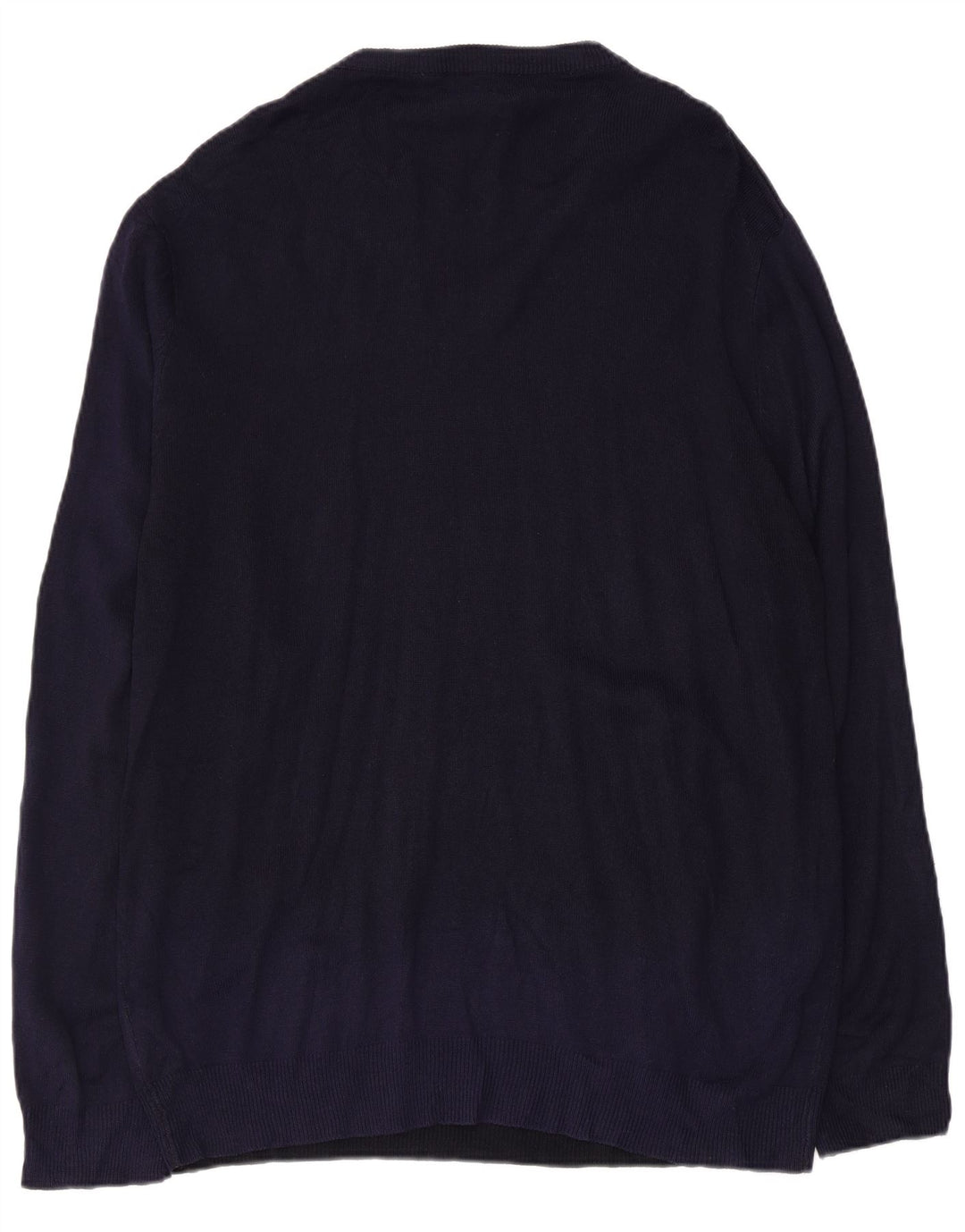 Męski sweter PIERRE CARDIN z dekoltem w kształcie litery V, 2XL, granatowy, akrylowy