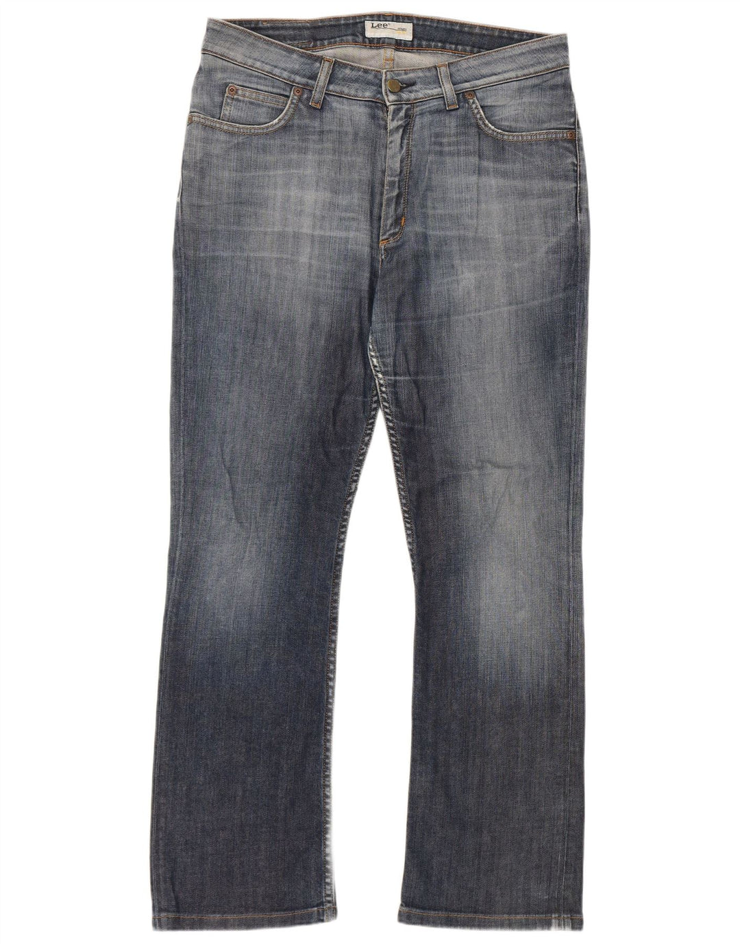 Damskie jeansy Lee Cameron Bootcut W34 L28 Niebieskie bawełniane