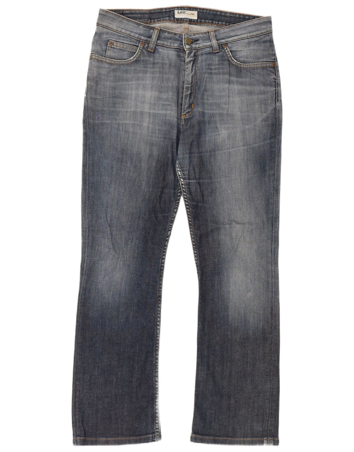 Damskie jeansy Lee Cameron Bootcut W34 L28 Niebieskie bawełniane