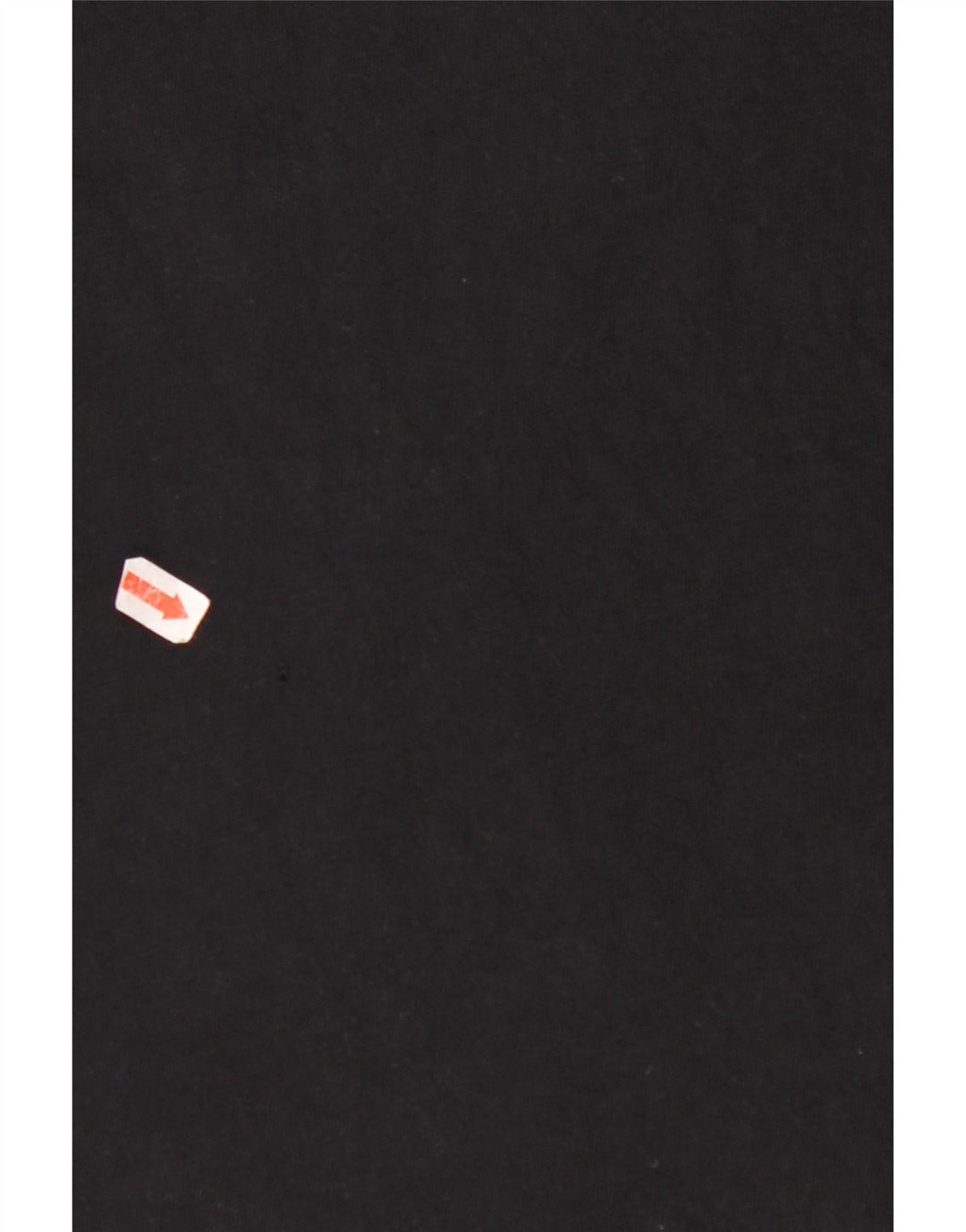 Damska kamizelka z grafiką VINTAGE UK 12, średnia czarna bawełna