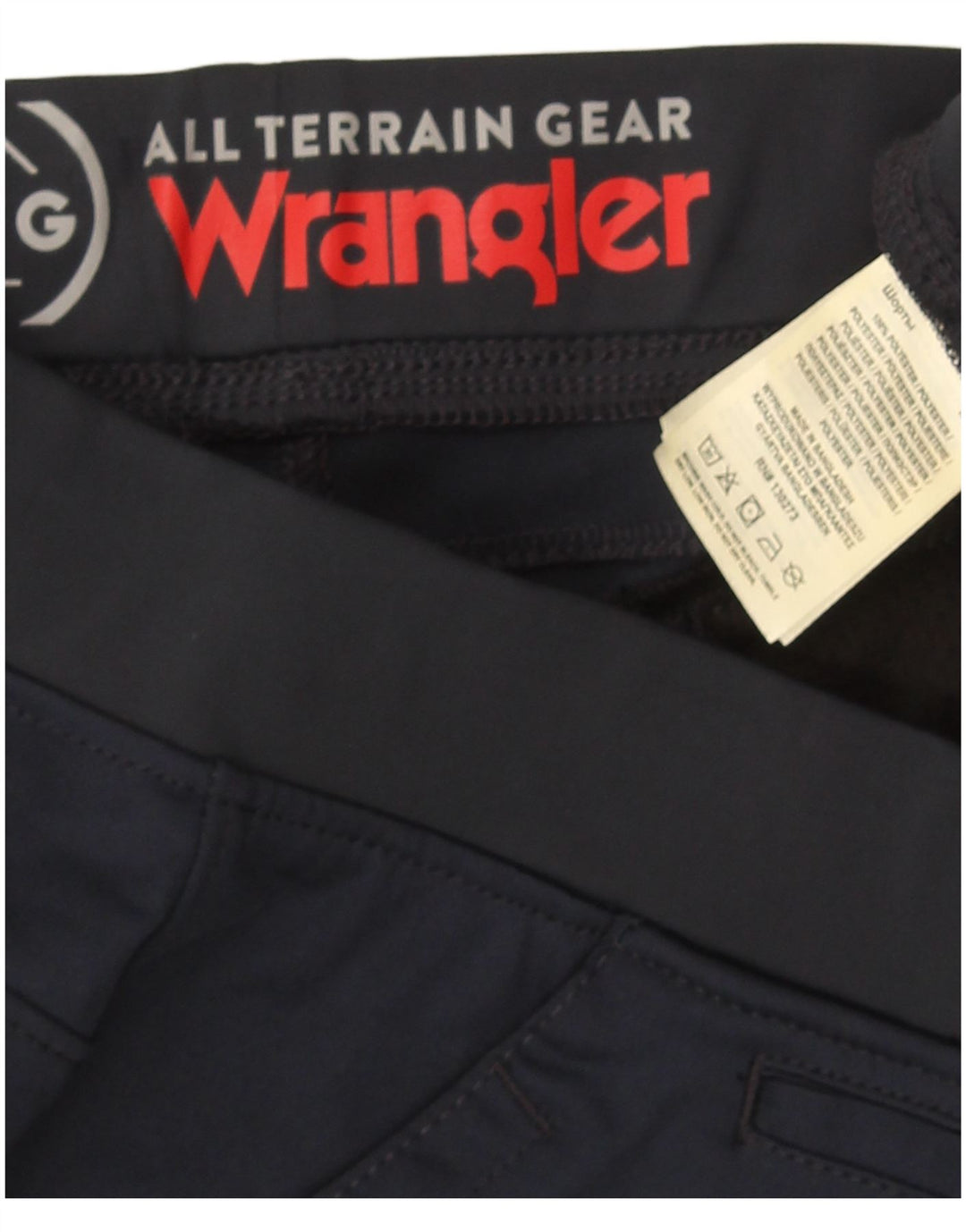 Męskie spodenki sportowe Wrangler, duże, granatowe, z poliestru