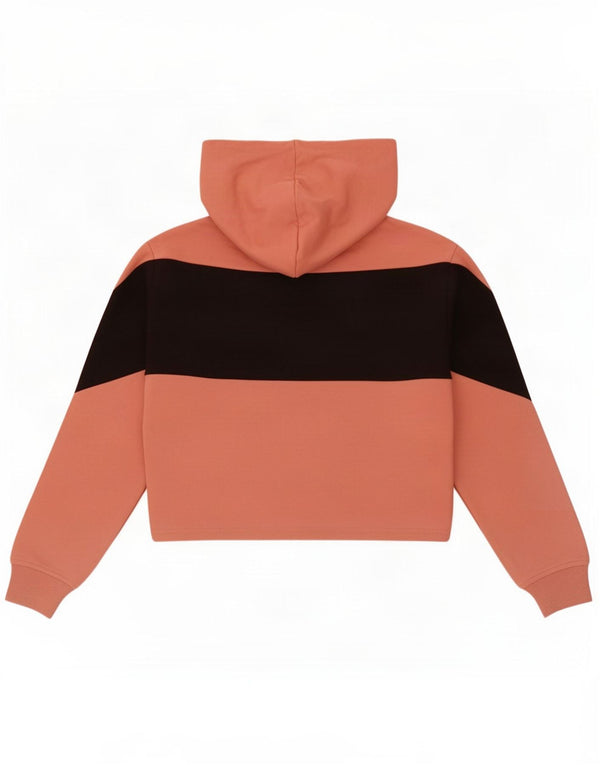 Damska bluza z kapturem Vans Crop Graphic UK 10 Small Pink Colorblock