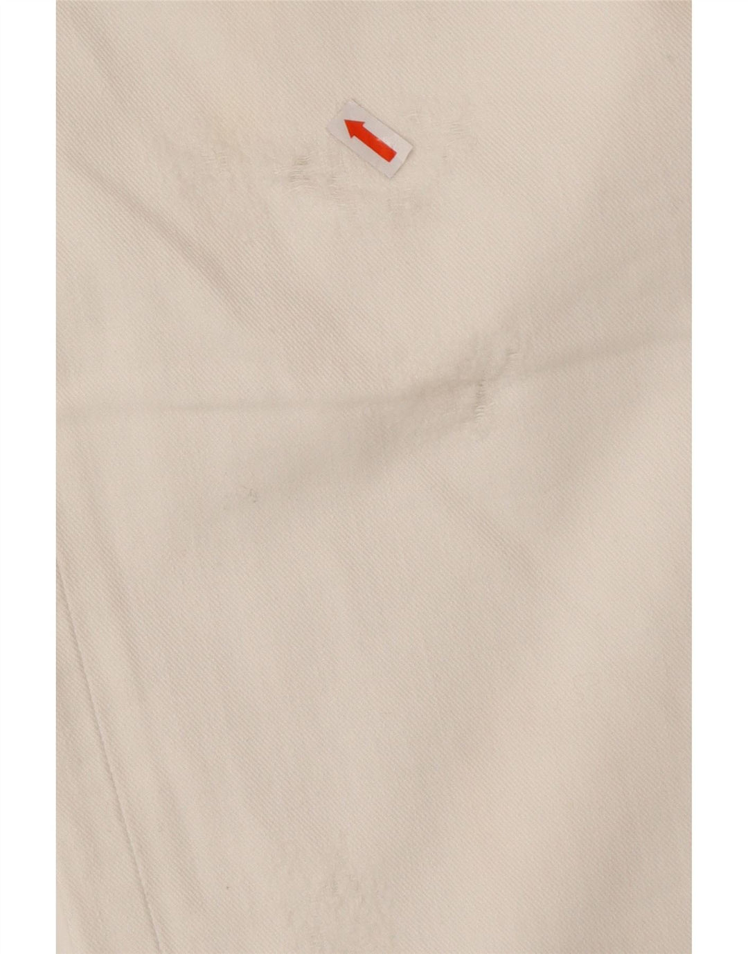 Damskie proste dżinsy ZU ELEMENTS W32 L34 Biała bawełna