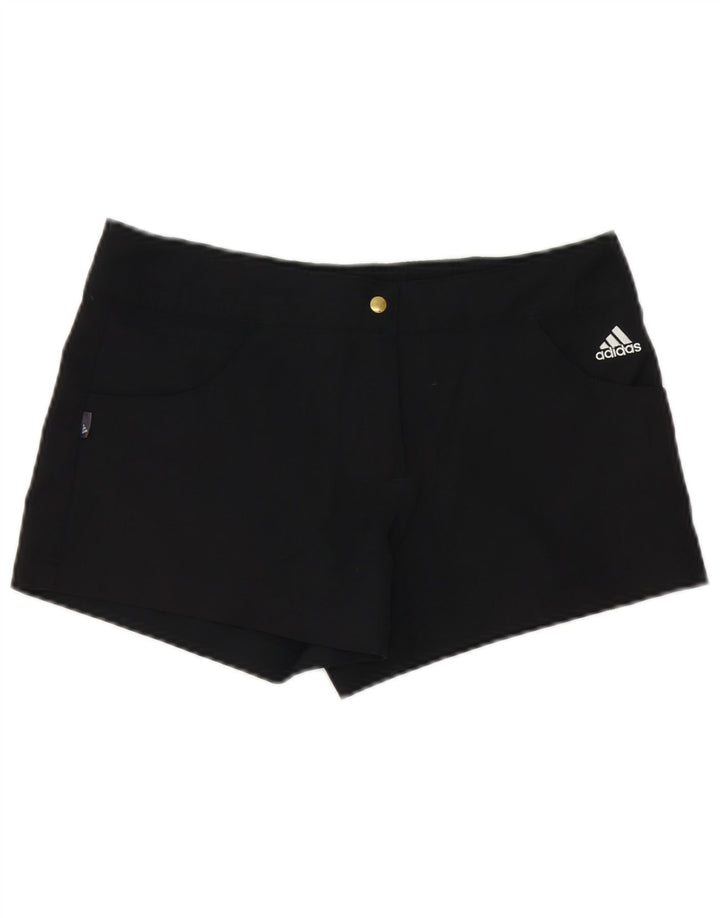 Damskie spodenki codzienne Adidas UK 12 Medium W32 Czarny poliester
