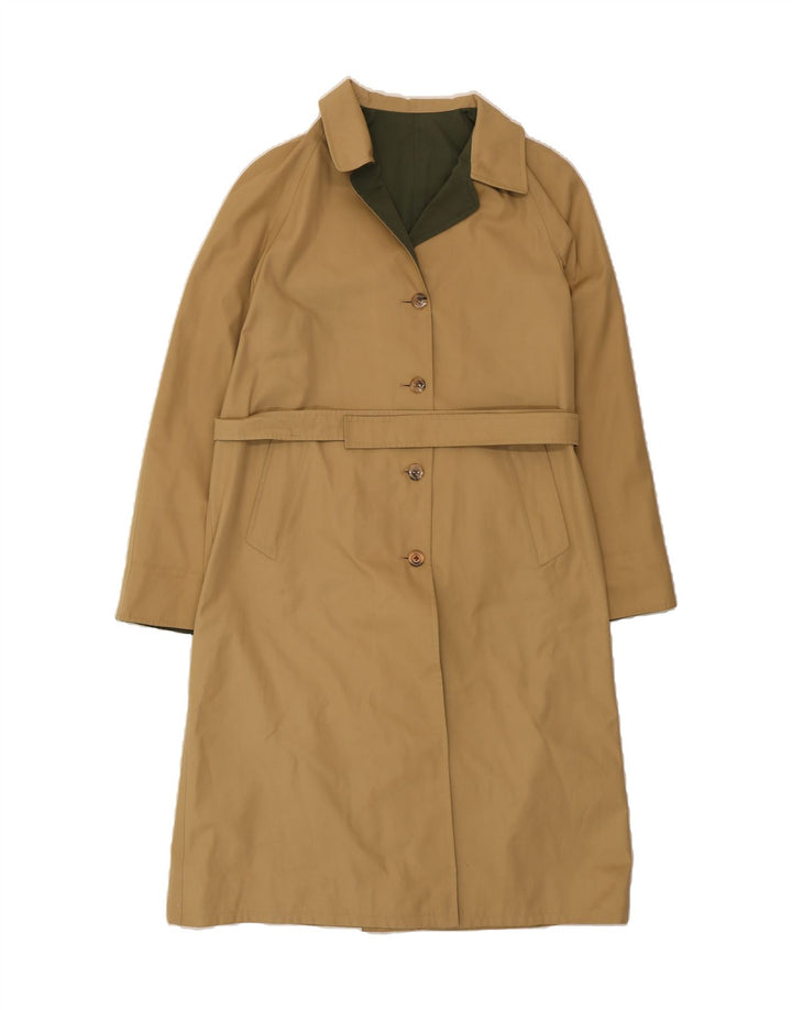 VINTAGE Womens Overcoat UK 14 Large Beige Vintage Vintage and Second-Hand Vintage from Messina Hembry 