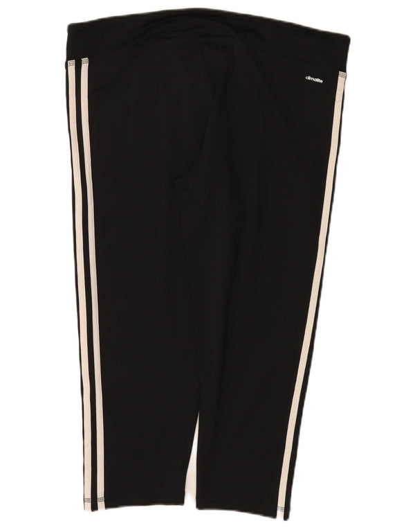 Damskie legginsy Adidas Climalite Capri UK 20/22 XL Czarny poliester