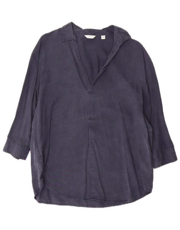 Damska bluzka oversize z rękawem 3/4 Jack Wills, UK 6 XS, granatowa, z lyocellu