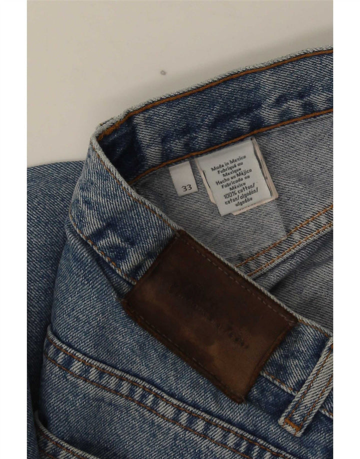 Męskie proste dżinsy Calvin Klein W33 L31 Niebieskie bawełniane