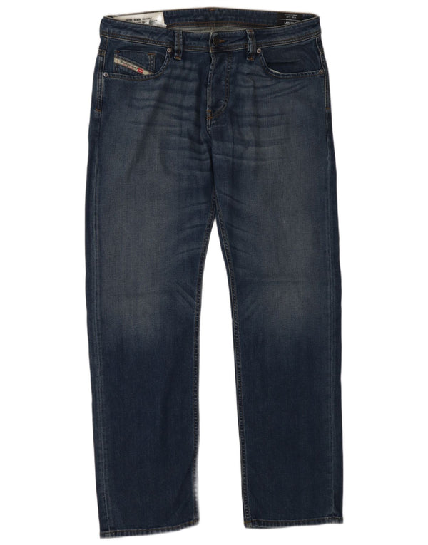 Męskie jeansy Diesel Larkee Straight W36 L32 Niebieskie bawełniane