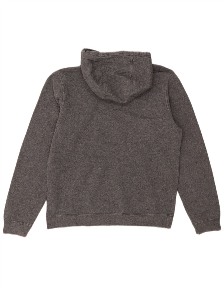 Męski sweter z kapturem Nike, mały, szary, z bawełny w cętki