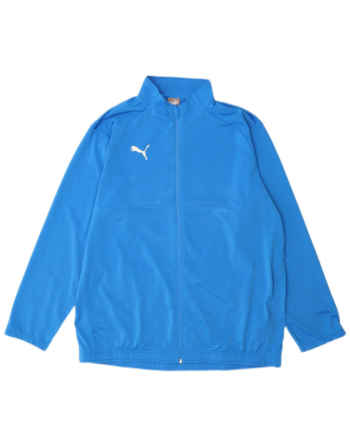 Męska kurtka dresowa Puma 2XL Niebieski poliester