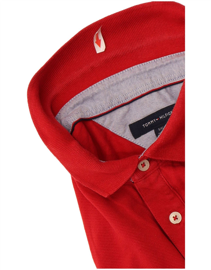 Męska koszulka polo Tommy Hilfiger, duża, czerwona