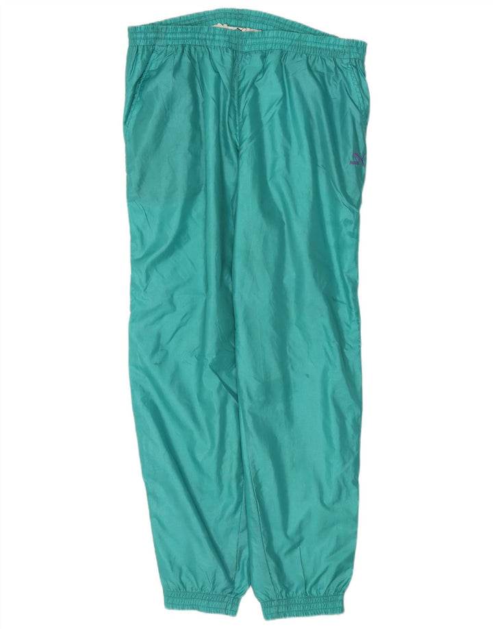 Męskie spodnie dresowe Puma Joggers XL Turkusowy poliamid