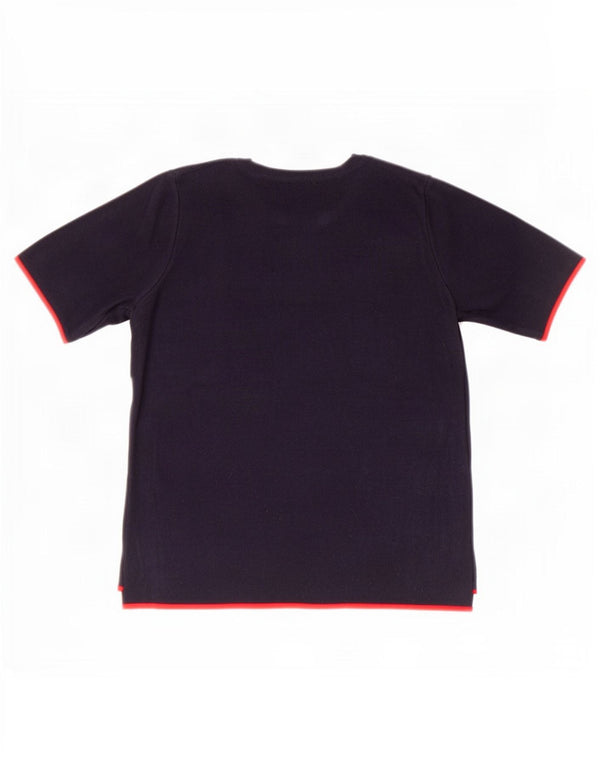 T-shirt damski Zara Top UK 10, mały, granatowy
