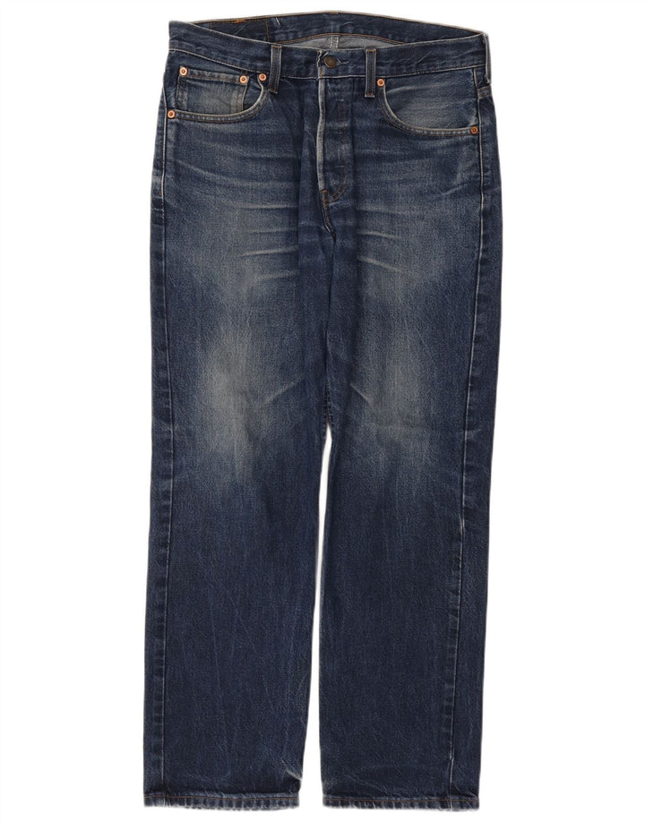 Męskie jeansy Levi's 582 Straight W32 L30 Niebieskie bawełniane