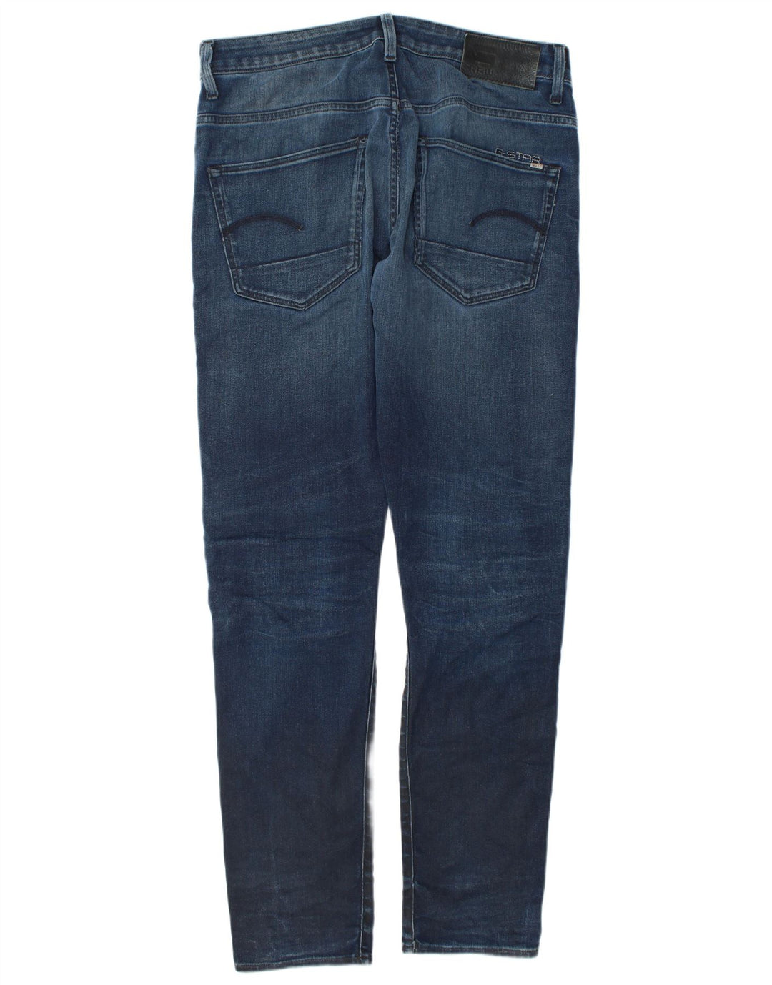 G-Star Raw Męskie dżinsy 3301 Slim W32 L34 Niebieska bawełna