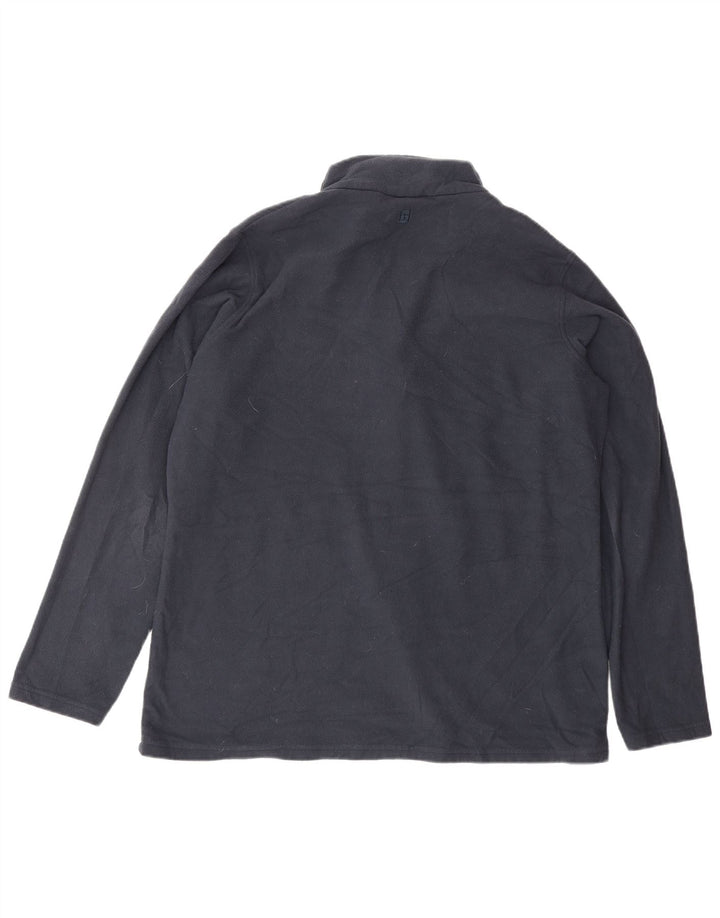 MOUNTAIN WAREHOUSE Męski sweter polarowy XL z zamkiem błyskawicznym, granatowy, poliester
