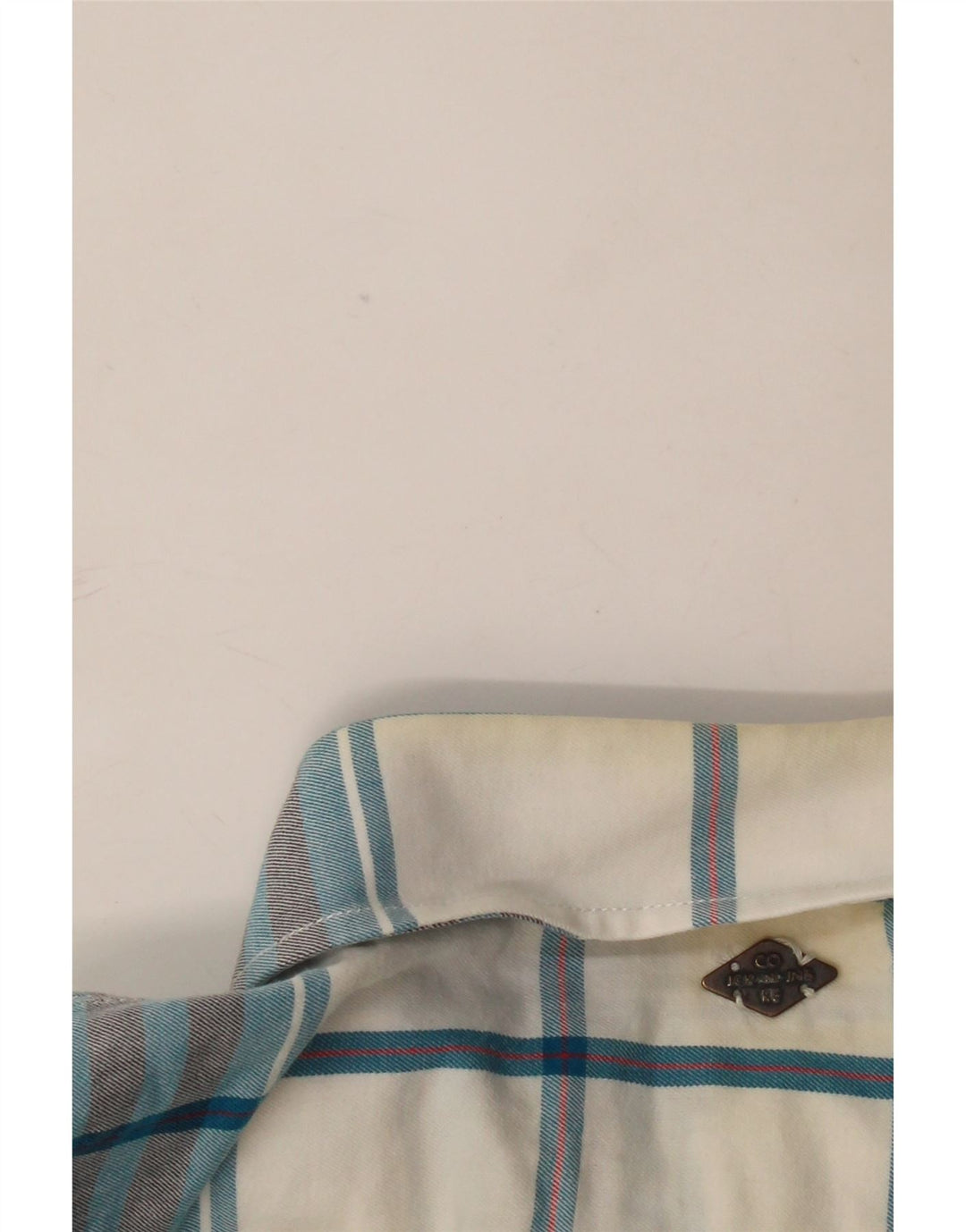 Koszula męska Jack & Jones, bawełniana, w dużą niebieską kratkę