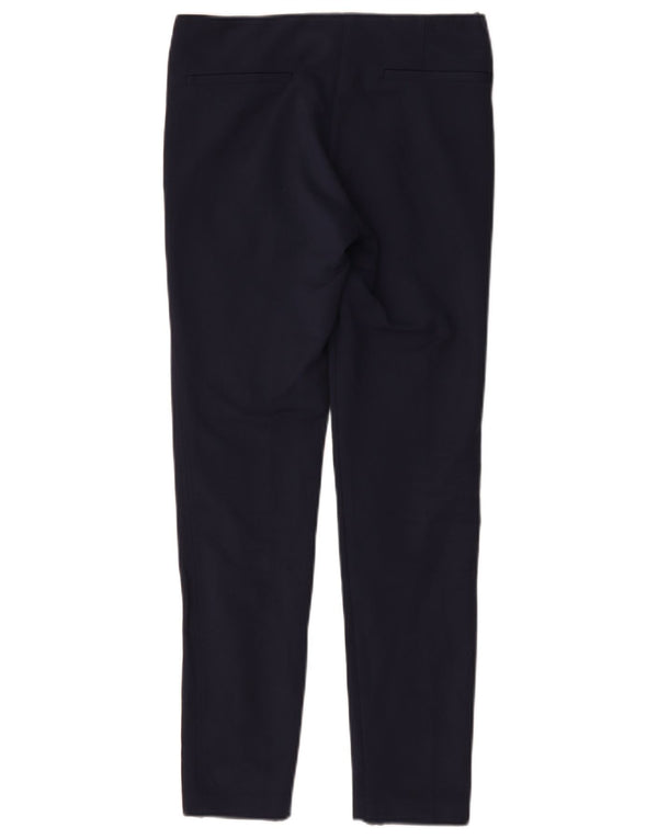 Spodnie damskie Zara Slim Casual XS W24 L27 Granatowe