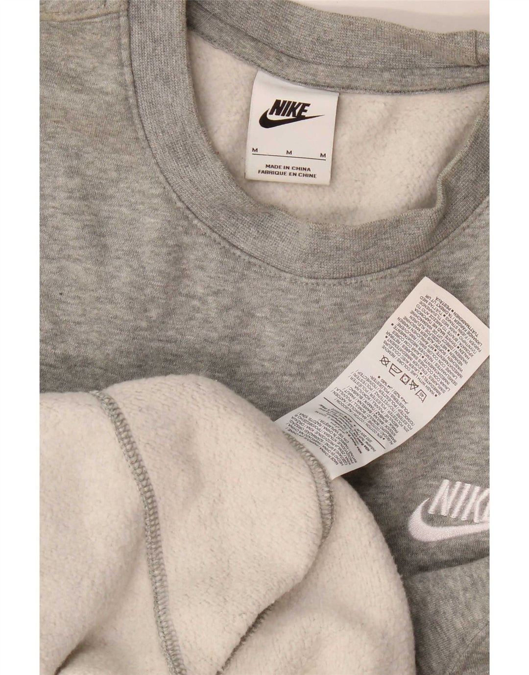 Męska bluza dresowa Nike, średnioszara, bawełniana
