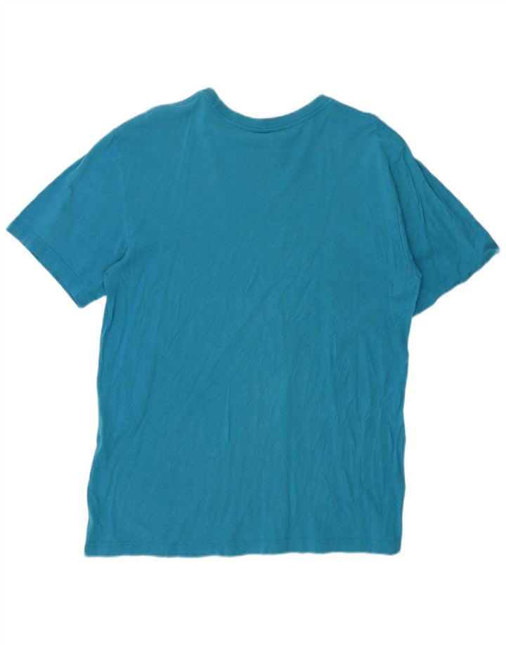 Męski T-shirt NIKE o regularnym kroju z grafiką, duży, niebieski
