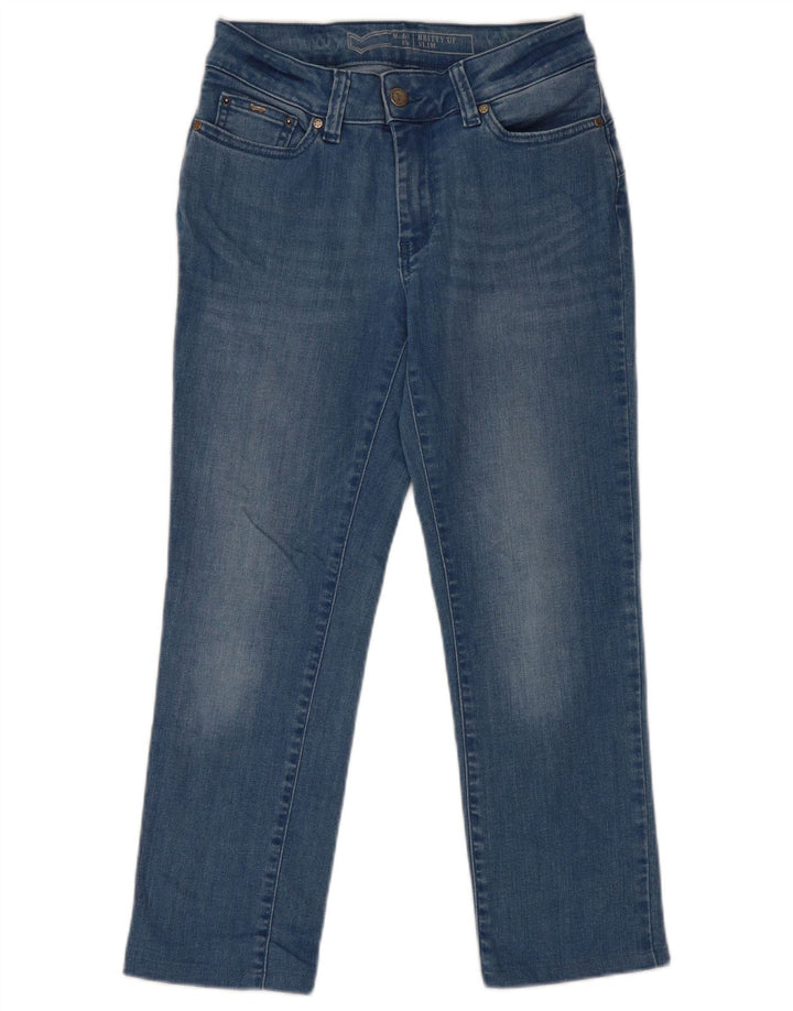 Damskie jeansy Gas Britty Crop Slim W25 L23 Niebieskie bawełniane