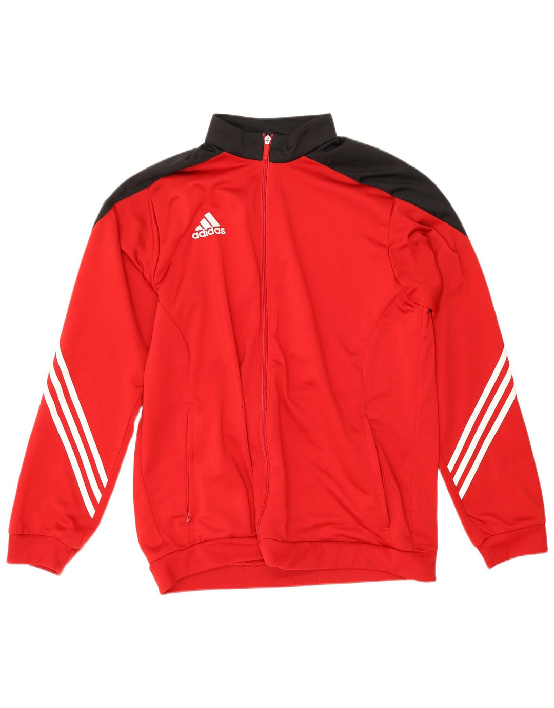 Adidas Męska bluza dresowa XL z poliestru w kolorze czerwonym