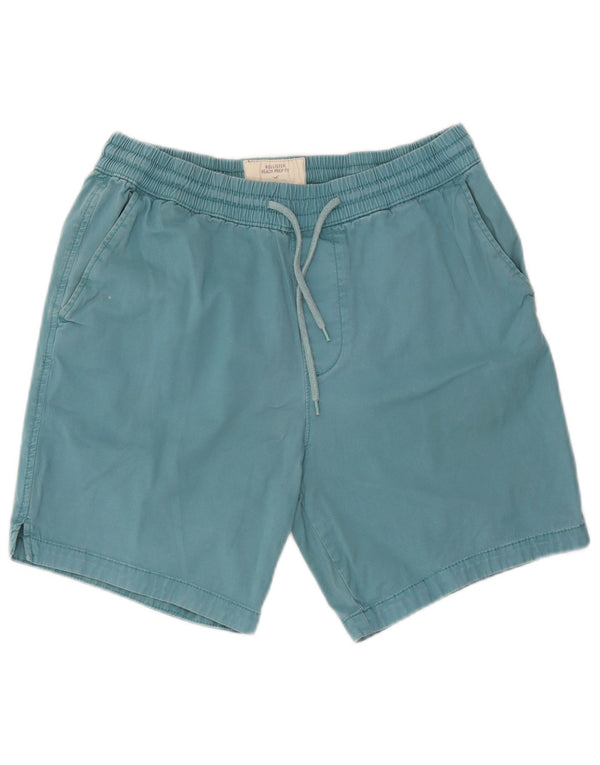 Męskie spodenki Chino Hollister, duże, W34, niebieskie, bawełniane