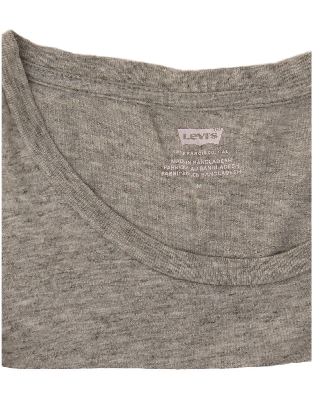 Damska koszulka z grafiką LEVI'S Top UK 12 Medium Grey Flecked