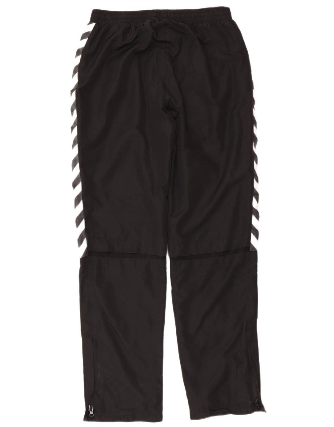 Męskie spodnie dresowe HUMMEL z grafiką, średni czarny poliester