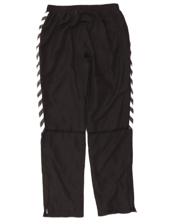 Męskie spodnie dresowe HUMMEL z grafiką, średni czarny poliester